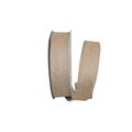 Reliant Ribbon Burlap Value Wired Edge Ribbon Natural 1.5 in. x 25 yards 92694W-750-09J